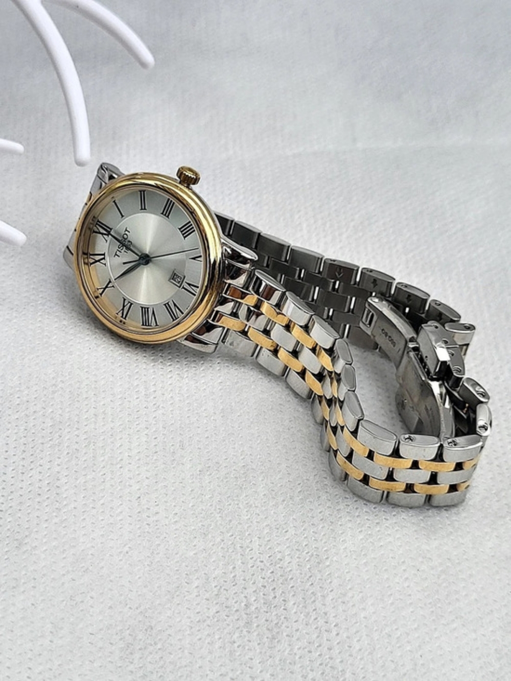 Tissot Le Locle Two-Tone Roman Numeral Watch. Not Original Pack # TS01 - Picture 8 of 12